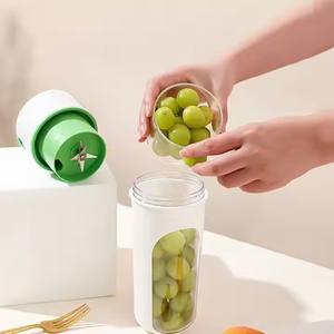 Wholesale China Hot Sale Gift New Small Wireless <b>Mini</b> Portable Fruit Mixer <b>Bottle</b> 400ml Capacity Rechargeable Usb 6 Blades - Product Image 3