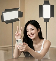 Projecteur Vidéo LED PRO 300 RGB, Éclairage de Remplissage Couleur pour la Photographie, Panneau Multicolore pour Tournage en Direct