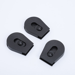 Adjustable <b>Plastic</b> <b>Sliding</b> Buckle Black Flat Gear Lock For Garment Bag Accessories Durable - Product Image 1