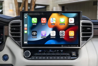 Écran vertical de 13,3 pouces pour Toyota Tundra/Sequoia - Version basse gamme 2022 - Navigation et lecteur multimédia pour voiture - Machine tout-en-un 360°