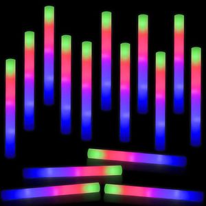 100pcs Glow LED Cheer Sticks <b>Light</b>-Up Battery Operated Durable Wedding Wand Birthday Bridal Shower Raves Carnival Concerts New - Product Image 1
