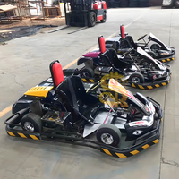Kart à pédales de course professionnel avec freins à disque hydrauliques, moteur à essence 160cc/200cc pour parcs d'attractions et utilisation en extérieur