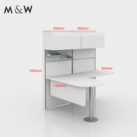 Vente moderne de bureau de médecin M & W mobilier de bureau en bois table au design nouveau mobilier de bureau professionnel en bois