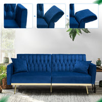 Modernes Klappbares Getuftetes Sofa-Set mit Stoffbezug für Wohnzimmer