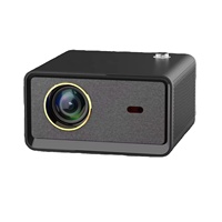 Proyector Profesional para Presentaciones Empresariales, Resolución 4K, Sistema Operativo Android, Altavoces Integrados, Vida Útil de la Lámpara de 30000 Horas, Ligero