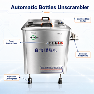 Máquina automática para desenredar botellas de plástico vacías, máquina clasificadora de latas para líneas de embotellado y envasado - Product Image 4