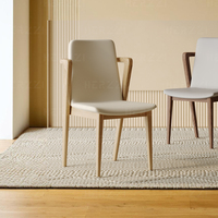 Chaises de salle à manger et de restaurant confortables à dossier haut pour coiffeuse de salon de café avec siège de cadre