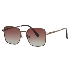 Gafas de Sol Cuadradas de Metal SPOEN, Polarizadas UV400, Elegantes, para Hombre, Protección Solar - Product Image 2