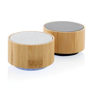 Altavoz inalámbrico de bambú de 3W, dispositivos sostenibles - Product Image 2