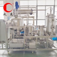 Unité d'extraction et de concentration médicale multifonctionnelle automatique compacte de laboratoire avec PLC, en acier inoxydable, surveillance à distance, pompe et moteur à roulement
