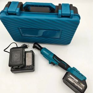 90-degree 20v portable cordless lithium <b>ratchet</b> <b>wrench</b> torque <b>ratchet</b> <b>wrench</b> <b>set</b> red CS02 - Product Image 3
