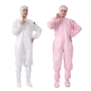 ブルー<span class=keywords><strong>esd</strong></span>スモックガウン/<span class=keywords><strong>esd</strong></span>衣料品食品業界向け帯電防止スーツ - Product Image 1