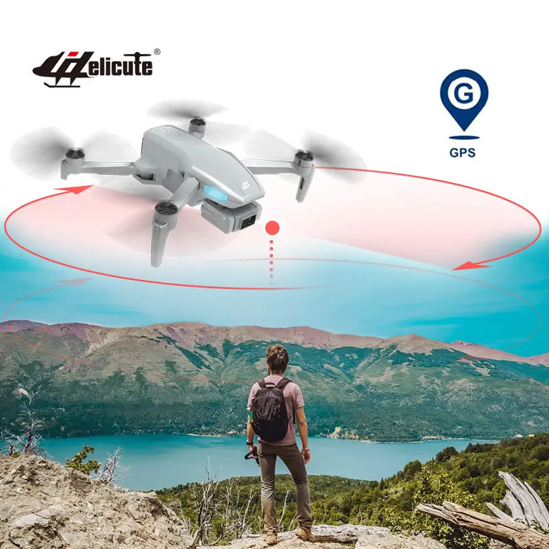 "Upgrade Mavic Profesional Camera 4K HD FPV RC Drone Gravity Sensing Auto Follow Real Drone Function With Led Lights"