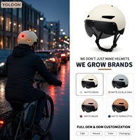 Casque de vélo intelligent CE pour adulte avec clignotants intégrés pour la ville et le cyclisme quotidien – Sécurité CPSC garantie