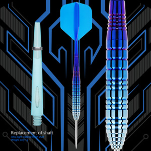 Juego de puntas de metal para dardos, juego de dardos de metal con 3 ejes de aluminio, juegos de puntas de acero para dardos profesionales - Product Image 3