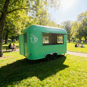 Carrito Móvil de Acero Inoxidable Rojo Neón de 4 Ruedas con Interior Vacío para Helados y Comida Rápida en Eventos Pop-Up - Product Image 5