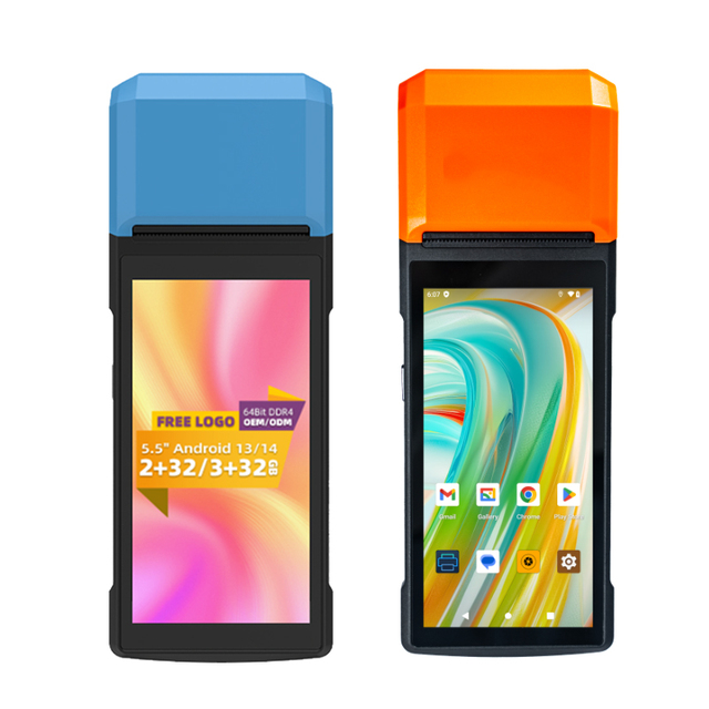 Android 13 Dual Screen 5.5/8 Inch 3GB+32gb Handheld Pos Systems 58mm Printer Nfc Cash Register Epos Machine Terminal