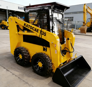 БЕСПЛАТНАЯ ДОСТАВКА KATOCASE Мини-погрузчик 2.6 тонны с двигателем EPA 36700 Вт, ковш 0.3 м, короткий радиус поворота, колесный погрузчик, двигатель и насос - Product Image 1