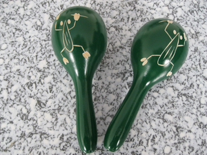 Maracas เขย่าไม้หลากสีเขย่าด้วยมือกระทบกับทรายของค้อนด้วยจังหวะซัลซ่าสำหรับงานปาร์ตี้เกม - Product Image 4