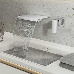 Grifo de lavabo de baño empotrado <span class=keywords><strong>Aladdin</strong></span> al por mayor para lavabo de encimera, mezclador de agua fría y caliente para lavabo - Product Image 5