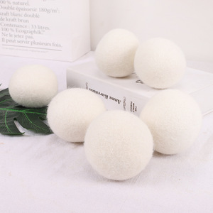 2024 Bestseller orgánico hecho a mano 100% Nueva Zelanda secador de lana y bolas de lavandería para lavadoras domésticas Stock disponible - Product Image 4