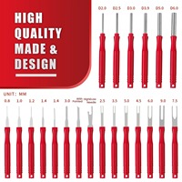 Kit d'outils de démontage de bornes de voiture, 21 pièces, extracteur de câble, connecteur à sertir, extracteur de broches, outils de démontage