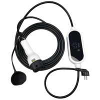 Cargador EV portátil de alta calidad, precio competitivo de 3 fases con conexión de enchufe Tipo2 Corriente nominal 16A Fusible 10A