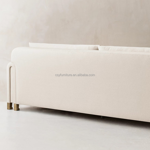 Ensemble de canapé sectionnel carré moderne et élégant 2 places avec rembourrage en mousse pour appartement et <span class=keywords><strong>salon</strong></span> de villa - Product Image 6