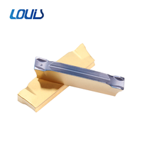 Lame de coupe à rainurer CNC DGR3102C 6D outil de coupe de face d'extrémité revêtu de PVD avec support OEM outil de coupe de tour à tête de rainurage de grain