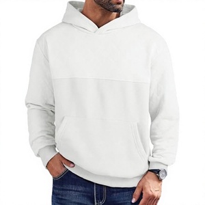 Custom Autumn Men's 100% Cotton Fleece Pullover Hoodies-Embroidered Eco-Friendly Breathable <b>Extra</b> <b>Large</b> Sizes - Product Image 4