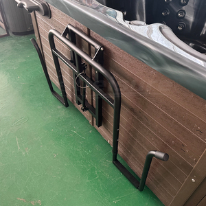 Soporte para Cubierta de Spa Estilo Europeo de Acero Inoxidable con Elevación por Palanca, Herrajes para Accesorios de Baño Exterior y Jacuzzi - Product Image 6