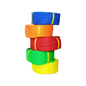 China Manufacturer Cheap 3 Strand Polypropylene Plastic PP packaging rope for sale