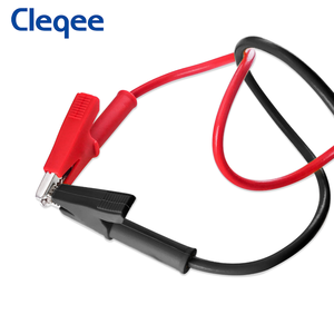 Cleqee P1037 4Mm Steker Pisang Ke Buaya Klip Uji Memimpin Kit Klem Buaya Multimeter Kabel 1M Kawat 1000V/15A - Product Image 5