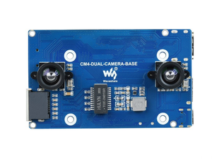 <strong>Raspberry</strong> Pi CM4 Binocular <strong>Camera</strong> <strong>Module</strong> Dual Lens Imaging Platform with Base Board Interface Expander Option - Product Image 2