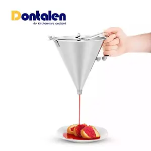 Dontalen PHỄU RÓT Chiết Rót Bằng Thép Không Gỉ Giá Tốt Nhất Để Làm Bánh Nướng Bánh Ngọt Phễu Bán