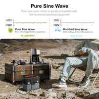 Sortie 300w extérieur Portable Power Bank Station solaire/ac Charge batterie externe pour ordinateur portable