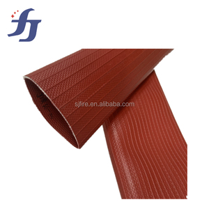 Стойкий к высокому давлению красный цвет прочный пожарный шланг - Product Image 6