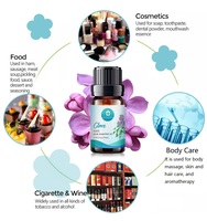 Huile aromatique naturelle de qualité supérieure pour l'aromathérapie et le massage Huile de lavande, huile de rose, huile de clou de girofle et huile de graines de carotte