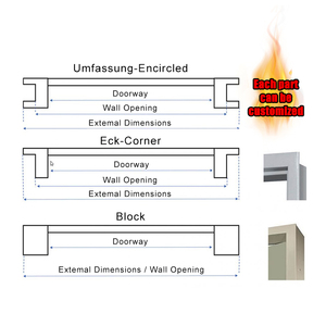 Charnière gauche personnalisée Inswing portes anti-effraction ignifugées en <span class=keywords><strong>acier</strong></span> inoxydable coffre-fort en métal porte de coffre-fort de banque avec cercle - Product Image 5