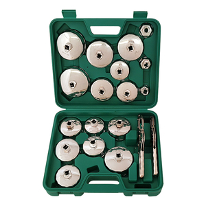 Juego de llaves de filtro de aceite de alta calidad a bajo <span class=keywords><strong>precio</strong></span>, herramienta de extracción de acero inoxidable automotriz, juego de llaves de filtro de aceite - Product Image 2