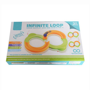 Juguete de pista rápida de plástico con forma de número <span class=keywords><strong>ocho</strong></span> Mini juguete de pista de bola rodante de bucle infinito - Product Image 6