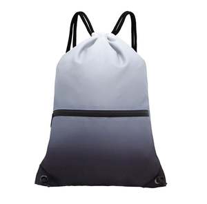 Polyester Drawstring <b>Backpack</b> Bulk Reflective Drawstring Bags String <b>Backpack</b> Cinch Bags for Women Men - Product Image 1