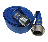 Selang Layflat PVC Fleksibel Nitrile / NBR 4 / 8 Inch Selang Layflat Konektor Selang Layflat untuk Pompa Submersible