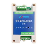 Nouvelle Conversion RS485 vers 4-20mA 0-5V 0-10V Module de Transformation 2 4 Canaux Modbus RTU RS485 vers Modules de Convertisseur Industriel Analogique