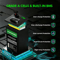 Pack de batteries au lithium HHPOWER 48V 60V 72V, pack de batteries au lithium polymère Lifepo4 personnalisé pour moto électrique, tricycle, scooter