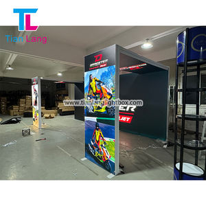 TianLang Taille personnalisée SEG Tissu Aluminium Extrusion Publicité Affichage LED Boîte à lumière pour stand - Product Image 5