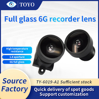 Objectif CCTV TOYO 1/2.7" 3mm, longueur focale 120, grand angle, M12, mise au point manuelle, objectif de caméra de véhicule avant/arrière
