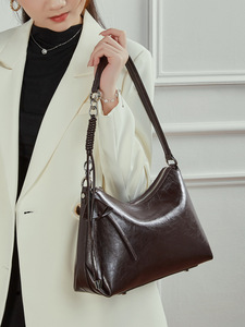 Women's Bag <strong>Real</strong> Leather Shoulder Handbag Portable Handbag Cowhide Genuine Leather Crossbody Bags for Women - Product Image 5