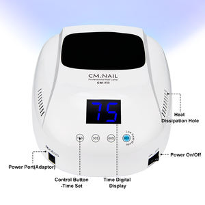 Lampe à ongles UV LED rechargeable CMNAIL 80W P35, professionnelle, sans fil, pour ongles des mains et des pieds, séchage rapide du <span class=keywords><strong>vernis</strong></span> à ongles en gel, salon de manucure - Product Image 2