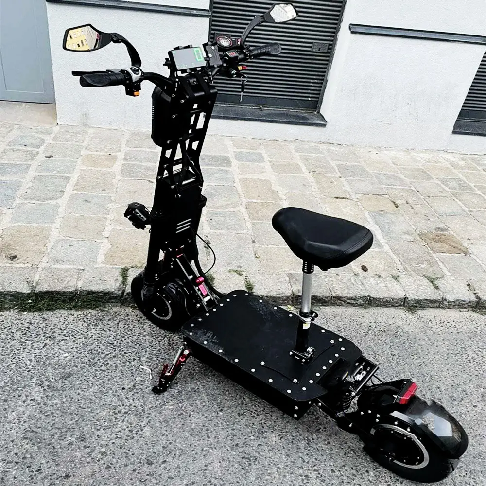Professionele Populaire 72V 15000W Goedkope Elektrische Scooter Twee Wielen Elektrische Scooter Met Ce Certificaat